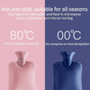 Reusable Hot Water Bottle with Soft Fleece Cover