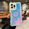 Laser Dazzling Magnetic Armor Case for iPhone with Dual-Layer Protection