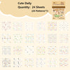 Cartoon PET Sticker Book for Journaling