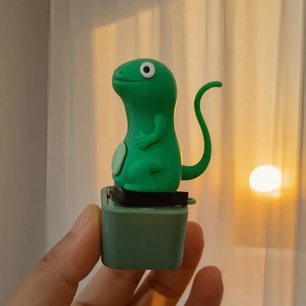 Witziger Echsen-Fidget-Anhänger mit LED-Sound