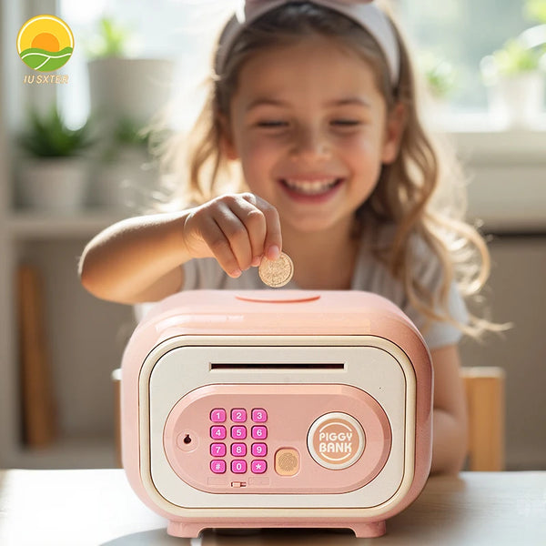 Smart Fingerprint Piggy Bank for Kids