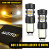 Built-in intelligent IC drive for dual color 1157 LED bulbs with switchback function