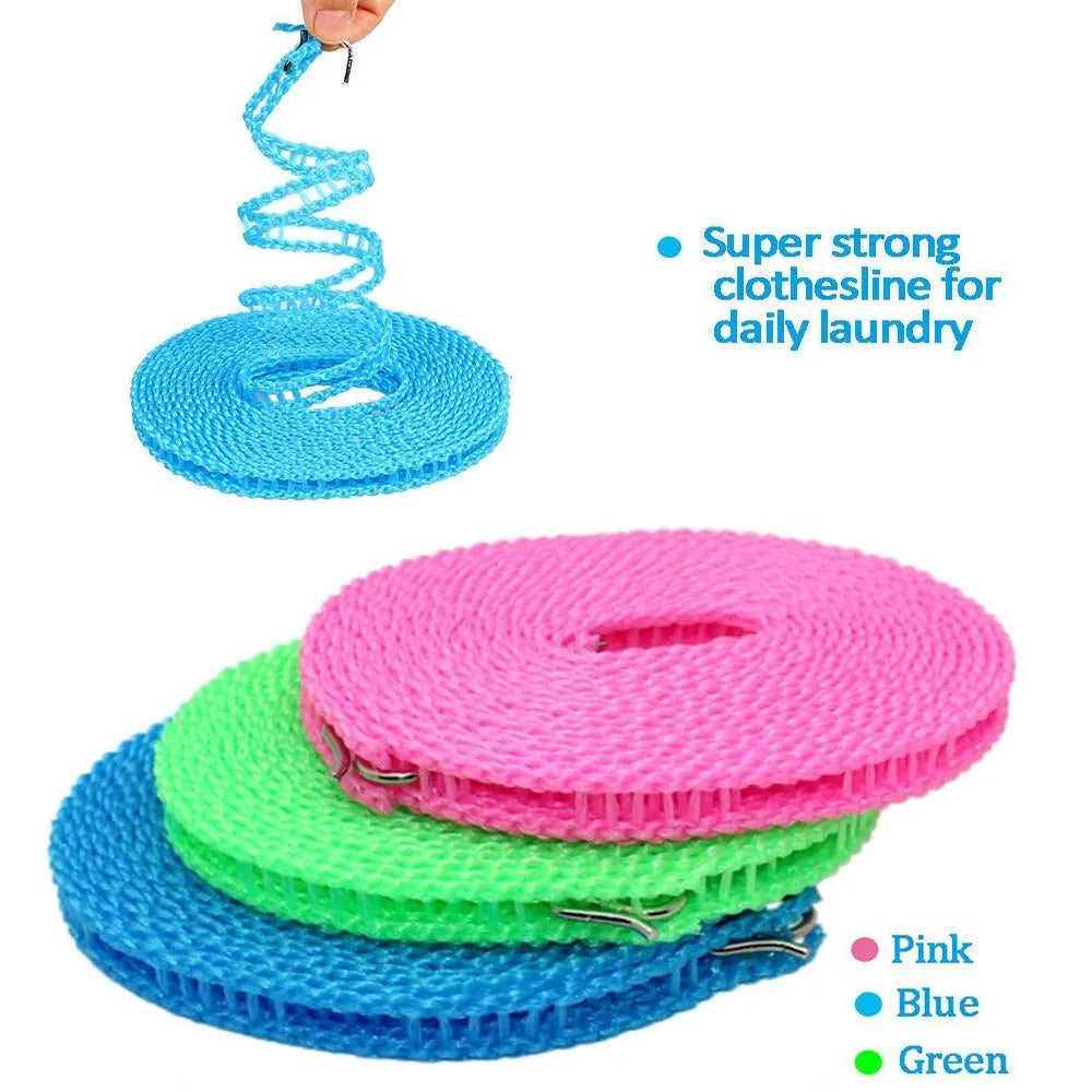 Portable Windproof Clothesline for Travel and Home