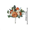 Champagne Ivory Artificial Rose Wedding Bouquet