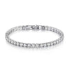 Sterling Silver Tennis Bracelet with Zircon Stones