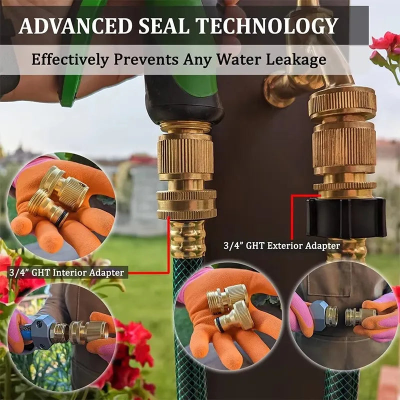 Heavy-Duty Brass Hose Quick Connect Fittings