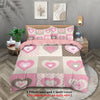 3-Piece Microfiber Comforter Set with Duvet Cover and Pillowcases
