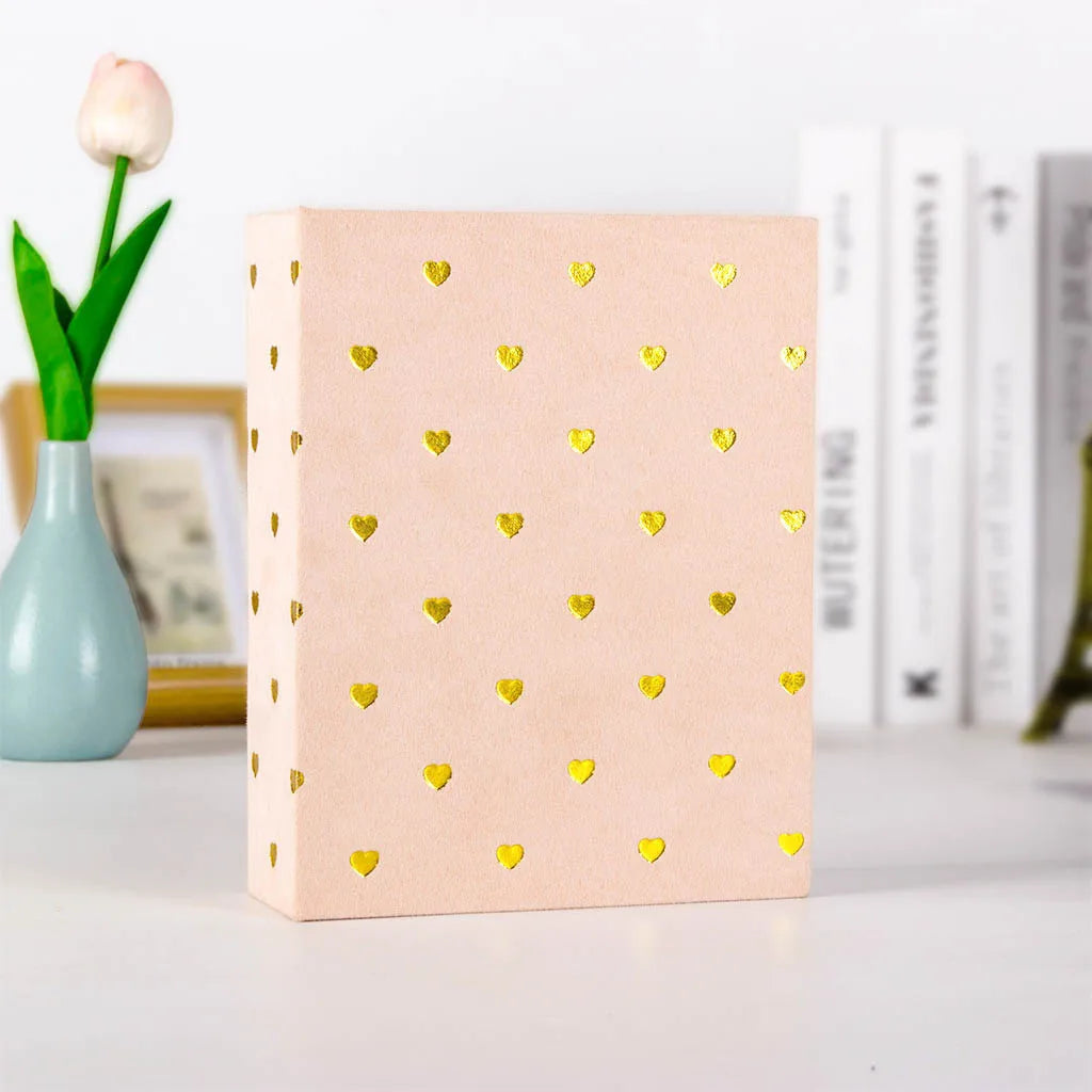 Fabric-Covered Photo Album with 100 Slots for Cherished Memories
