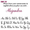 Personalized Cursive Name Necklace in Stainless Steel
