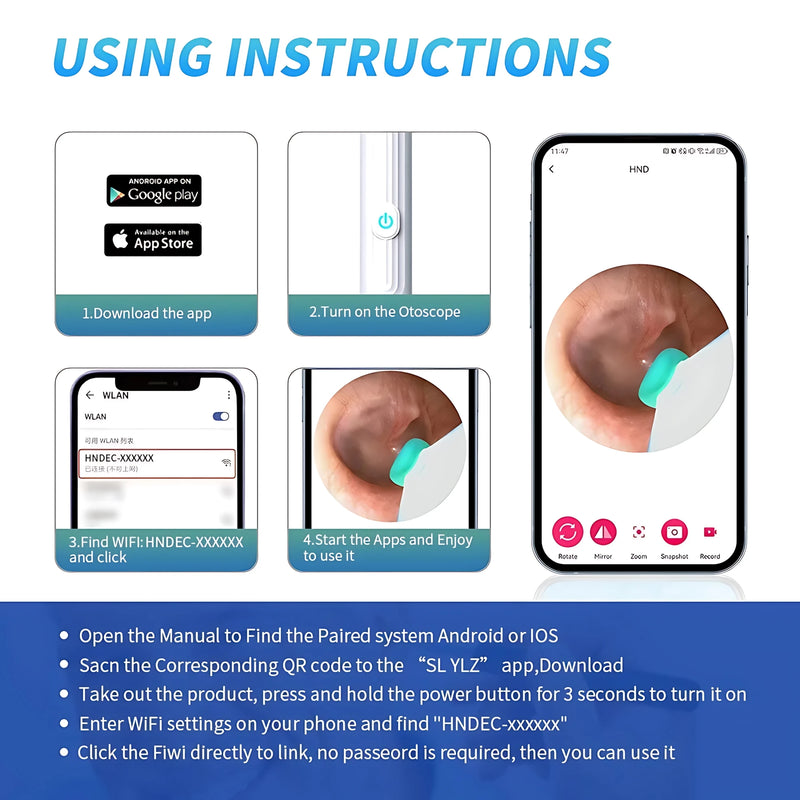 Smart Visual Ear Cleaner with HD Camera