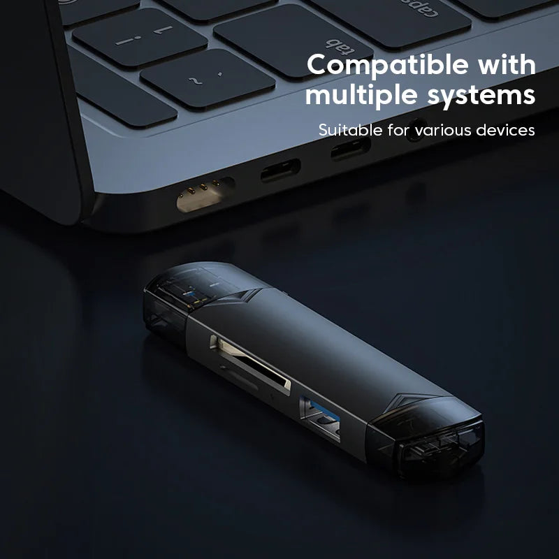 6-in-1 USB-C Card Reader