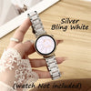 Colorful Resin & Metal Watch Band Strap