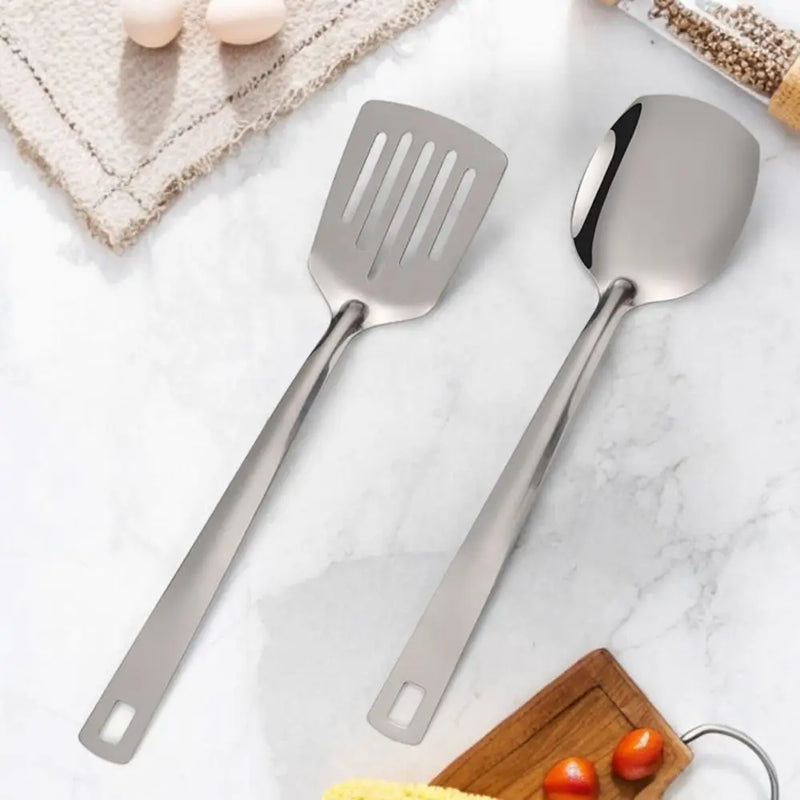 Juego de Cucharas para Sopa de Acero Inoxidable - 6 Piezas