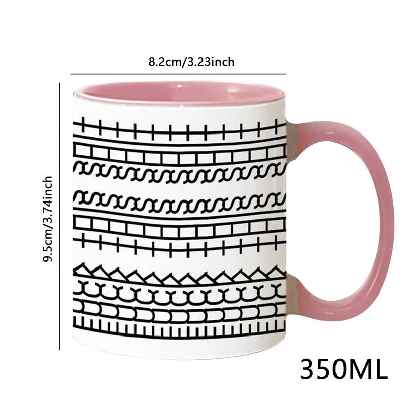 Versteckte Botschaft Keramik-Kaffeetasse