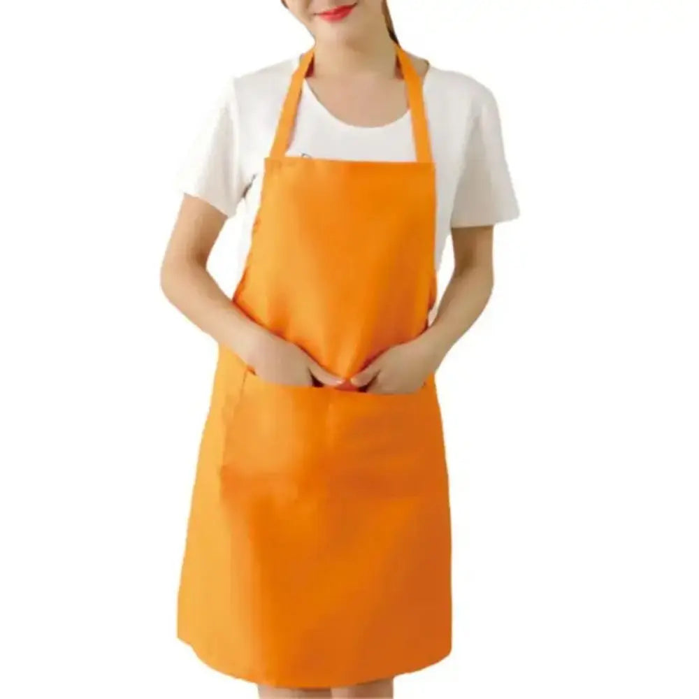 Waterproof PVC Chef Apron with Convenient Pockets