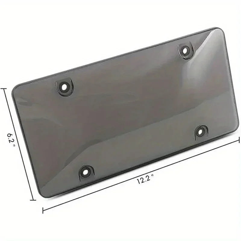 Durable License Plate Frame with Screw Cap Kit