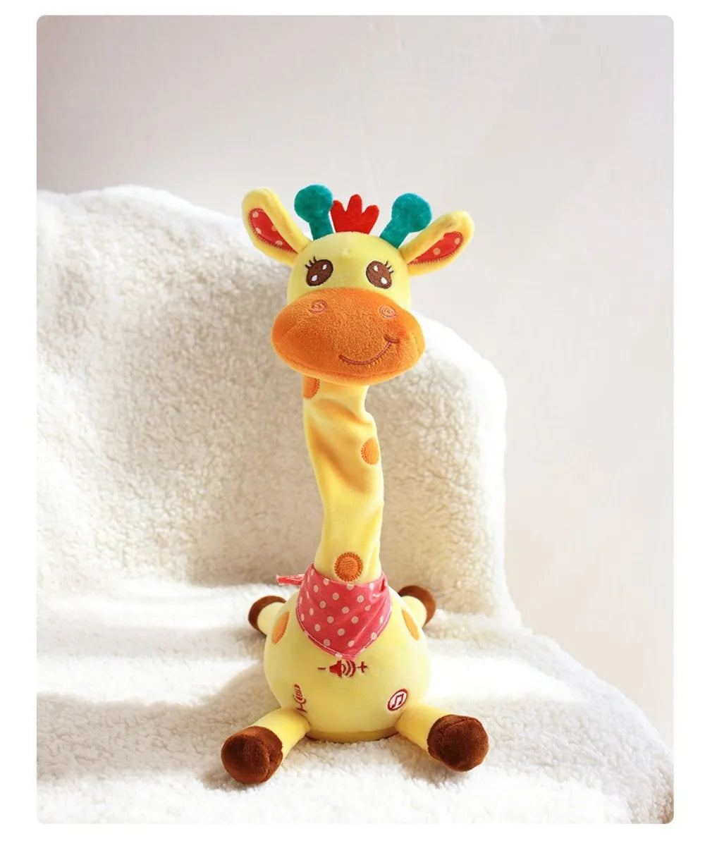 Interactive Dancing and Talking Giraffe Plush Toy with Music
