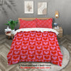 3-Piece Microfiber Comforter Set with Duvet Cover and Pillowcases