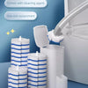 Disposable Toilet Brush Set with Replaceable Heads