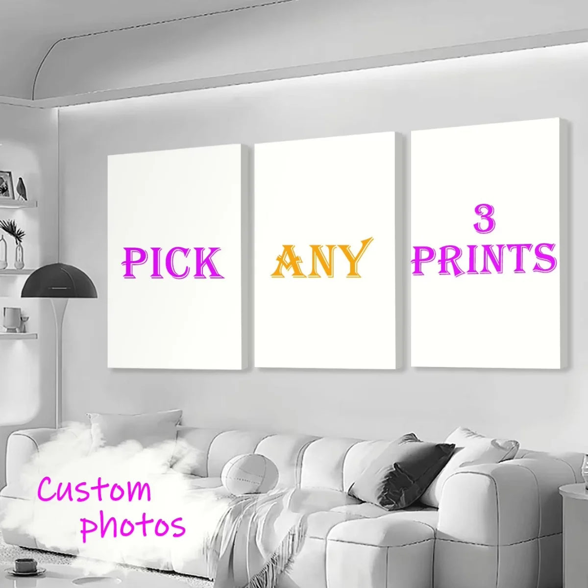 Custom Canvas Print – Personalized Photo Art for Home Decor