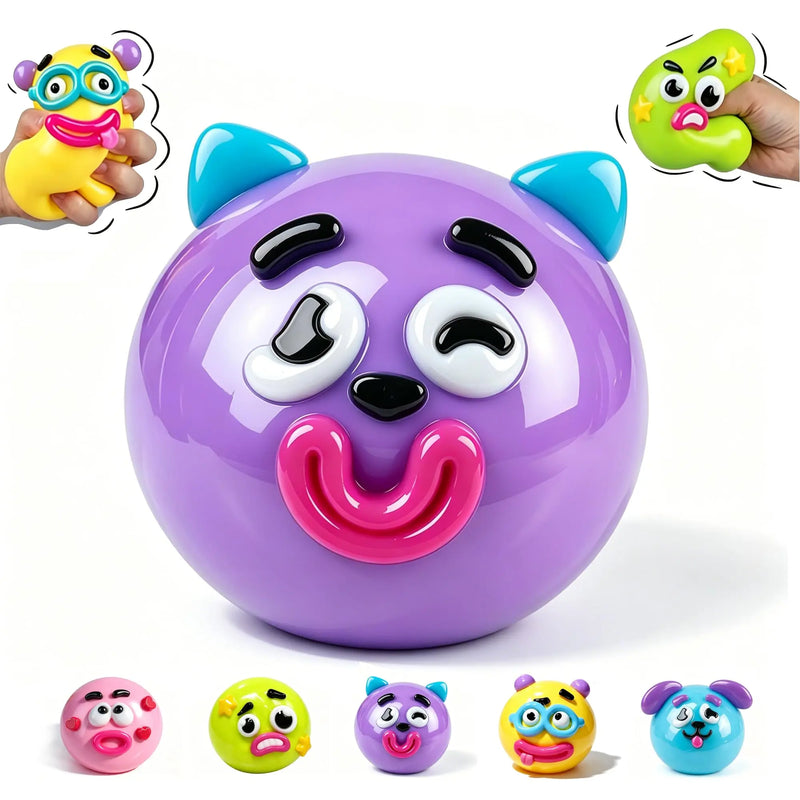 Smushers Juguete Squishy de Cara de Perro que Cambia