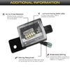 LED License Plate Light Assembly for Chevy Silverado & GMC Sierra