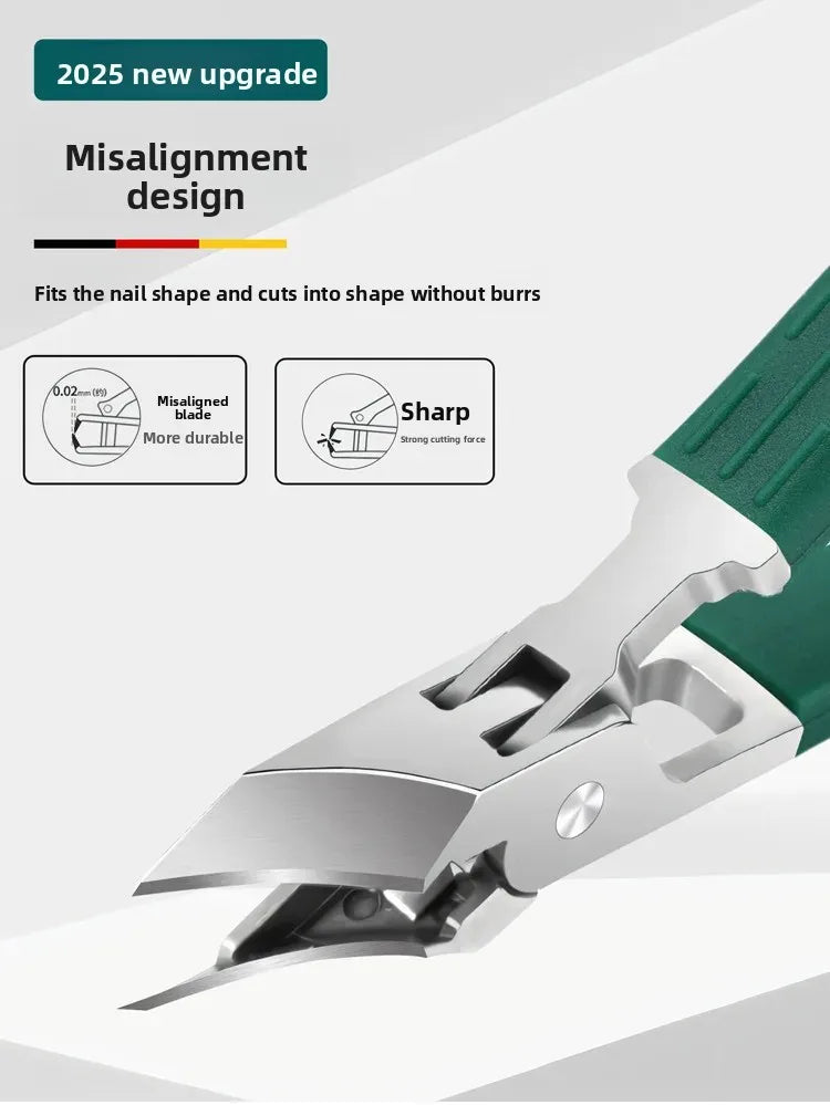 Precision Slant-Edge Stainless Steel Nail Clipper