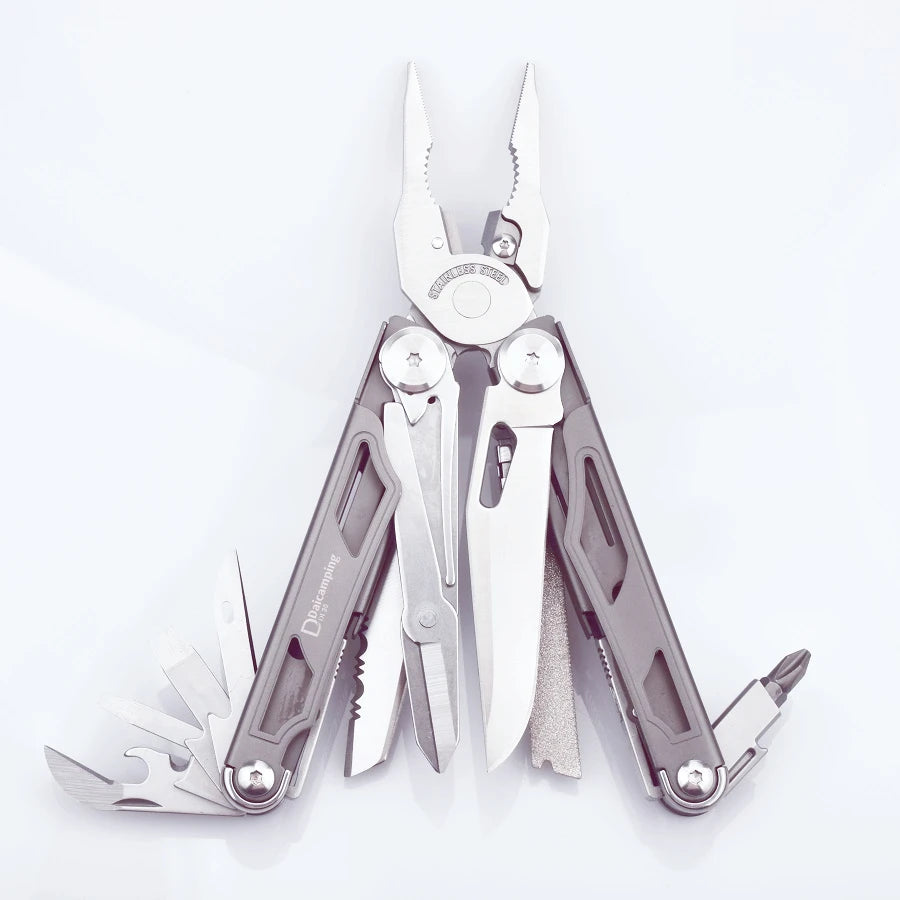Folding Multi-Tool Pliers with 20-In-1 Functions