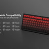 Side-Printed Gradient PBT Keycap Set for Mechanical Keyboards
