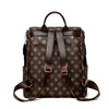 Women's Genuine Leather Backpack with Multiple Pockets
