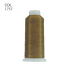 80-Color Polyester Embroidery Thread Set with Large 4000m Spools