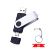 Dual-Interface USB Flash Drive with Type-C and Standard USB
