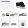 All-Season Waterproof Motorcycle Cover with Storage Bag
