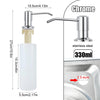 Built-In Kitchen Sink Soap Dispenser with Stainless Steel Pump