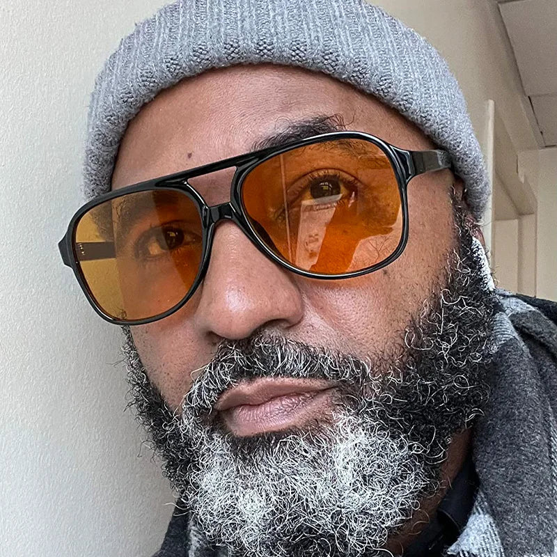 Retro Polarized Pilot Sunglasses