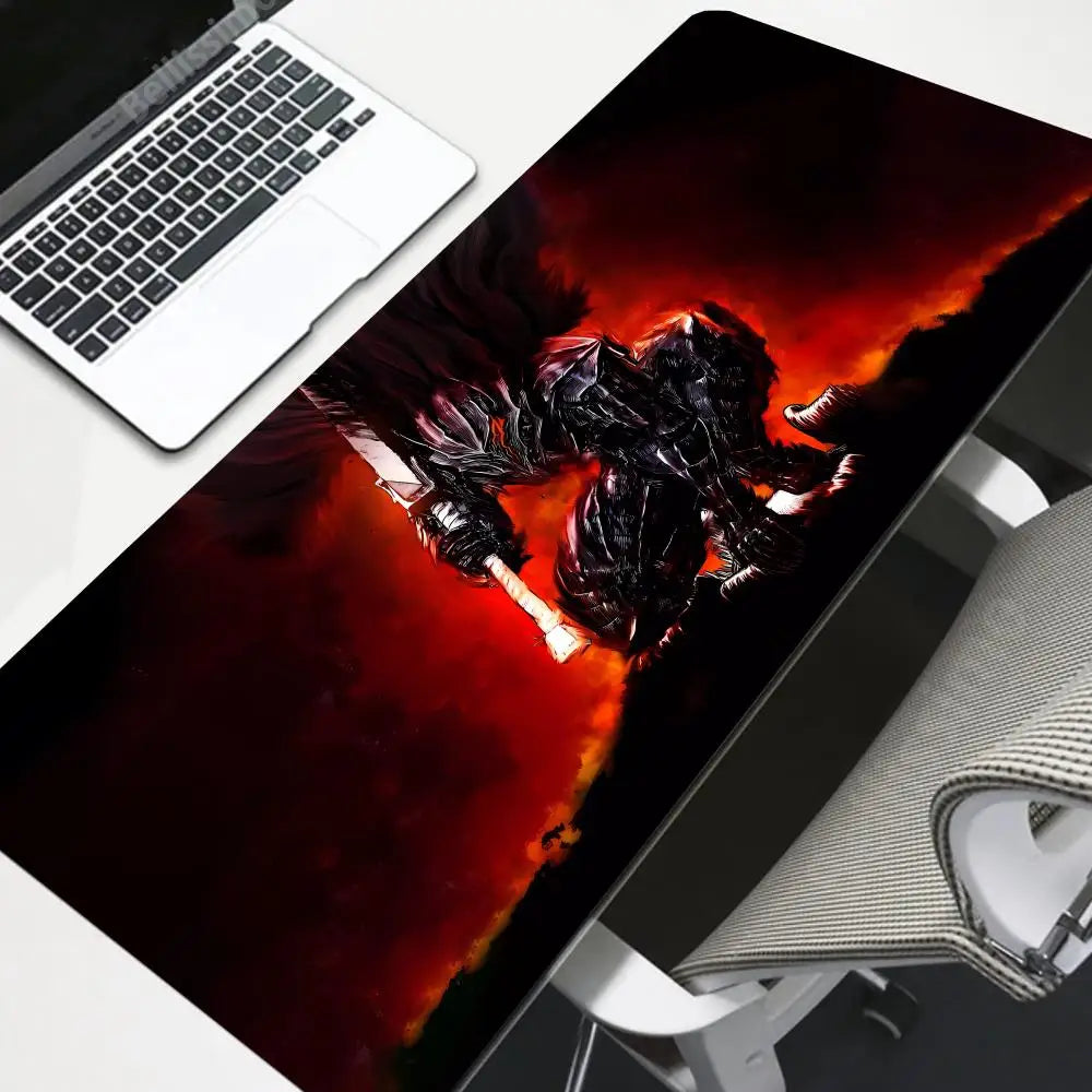 Berserk Anime XXL Gaming Mouse Pad with Non-Slip Rubber Base