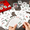 Portable Mahjong Card Set with Dice for Travel and Parties