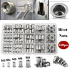 150-Piece Rivet Nut Kit with Gun and Mandrels