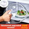 Microwave Splatter Guard with Steam Vent and Handle