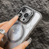 Luxury Magnetic Shockproof Phone Case with Kickstand and Lens Protection
