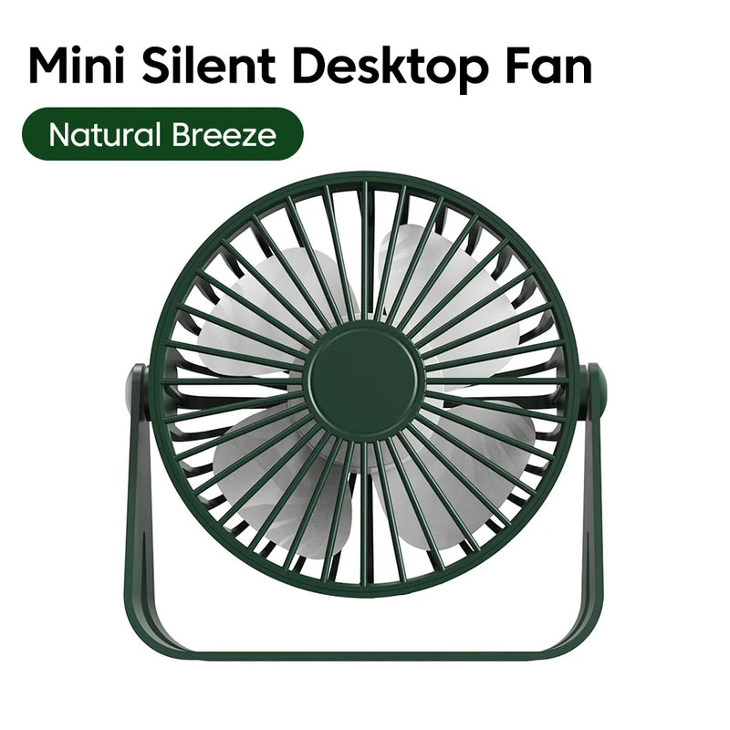 Portable USB Rechargeable Desk Fan