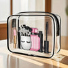 Transparent Travel Makeup Bag with Large Capacity Organizer
