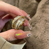 Multi-Layer Rhinestone Ring