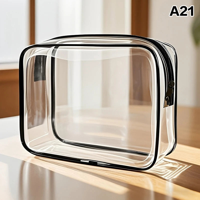 Large Capacity Travel Cosmetic Bag with Multifunctional Storage