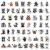 Fun Cartoon Raccoon Vinyl Stickers Pack – Waterproof Decals for Laptops, Water Bottles & Journals