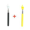 Telescopic Stainless Steel Teaching Pointer with Finger Design
