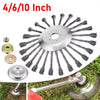 Carbon Steel Wire Brush Trimmer Head for Weed & Grass Cutting