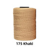 Spool of 175 Khaki ice silk crochet yarn for knitting and DIY crafts