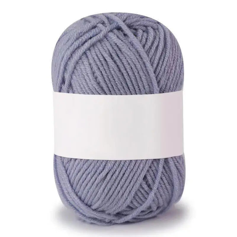 Soft Milk Cotton Knitting Yarn – Anti-Pilling 4ply Yarn for Crochet & Knitting