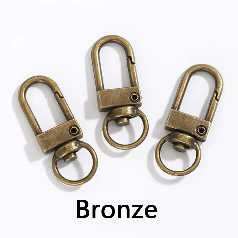 Lobster Clasp Hooks with Swivel Rings for DIY Crafts